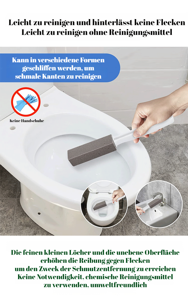 Reinigungspumice für hygienisch saubere Toilettenschüssel