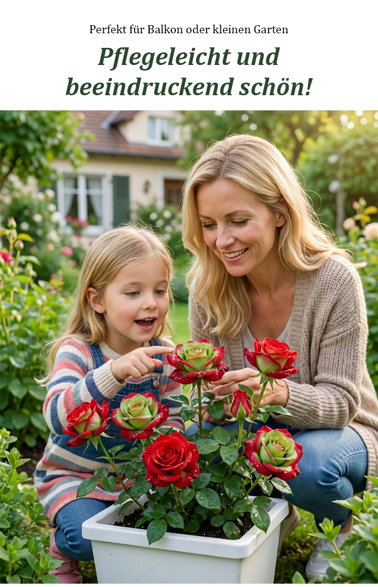 Rose Plant – Red and Green Foliage