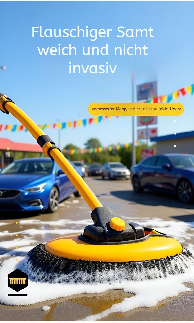 Verstellbarer Chenille Auto Waschmopp für sanfte Reinigung