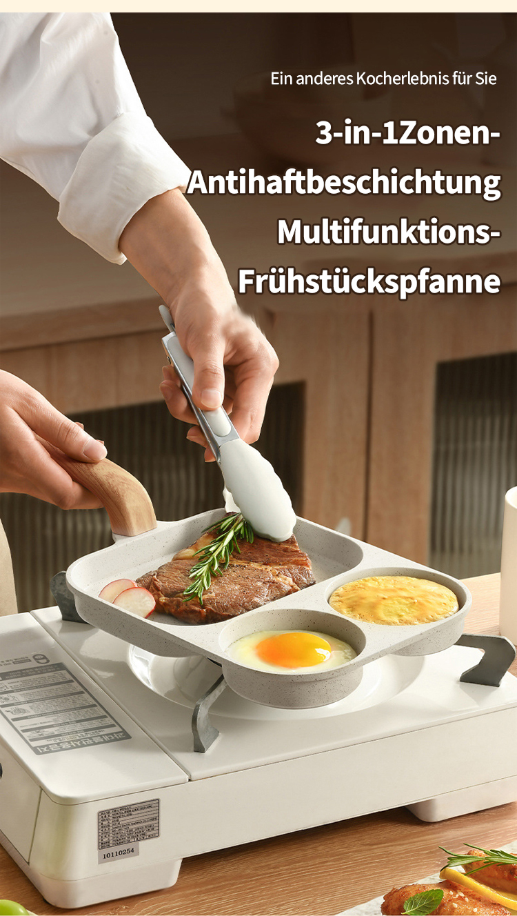 3-in-1 Multifunktionspfanne in moderner Küche