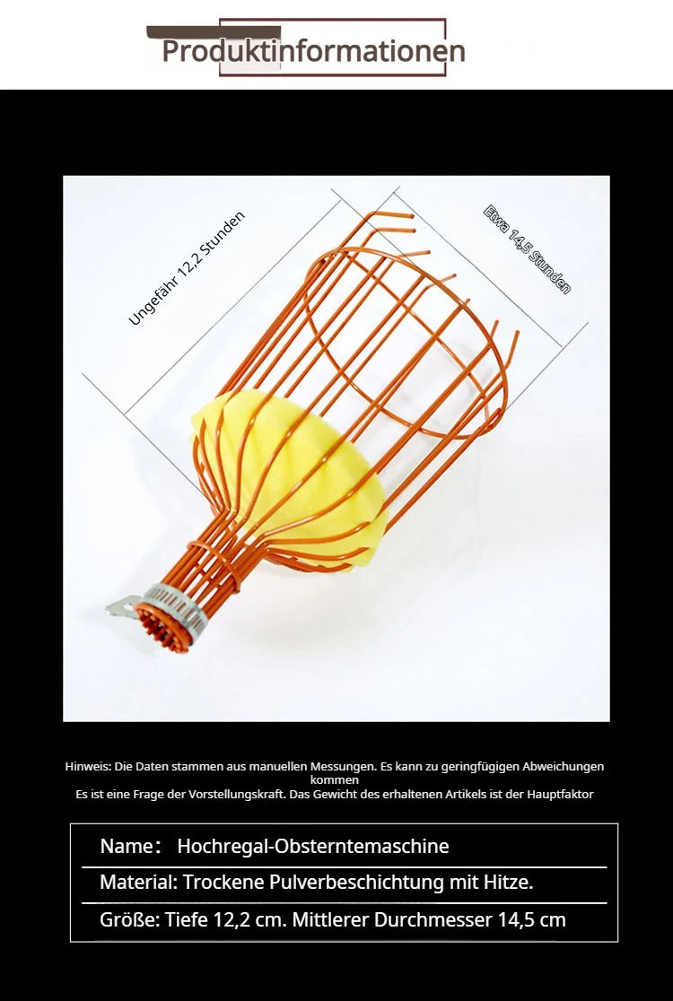 Sicheres Früchtepflücken ohne Leiter mit Obstpflücker