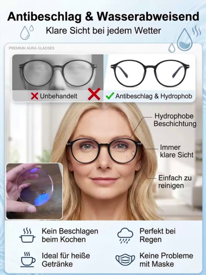 Ultraleichte Auto-Fokus Lesebrille mit Blaulichtfilter