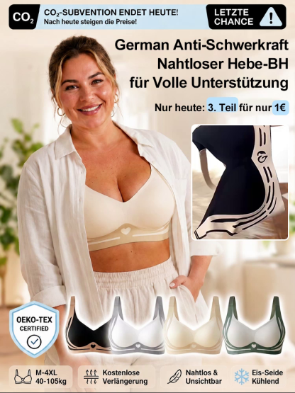 【5kg optisch schlanker】3D Minimizer-BH ohne Bügel  | OEKO-TEX®