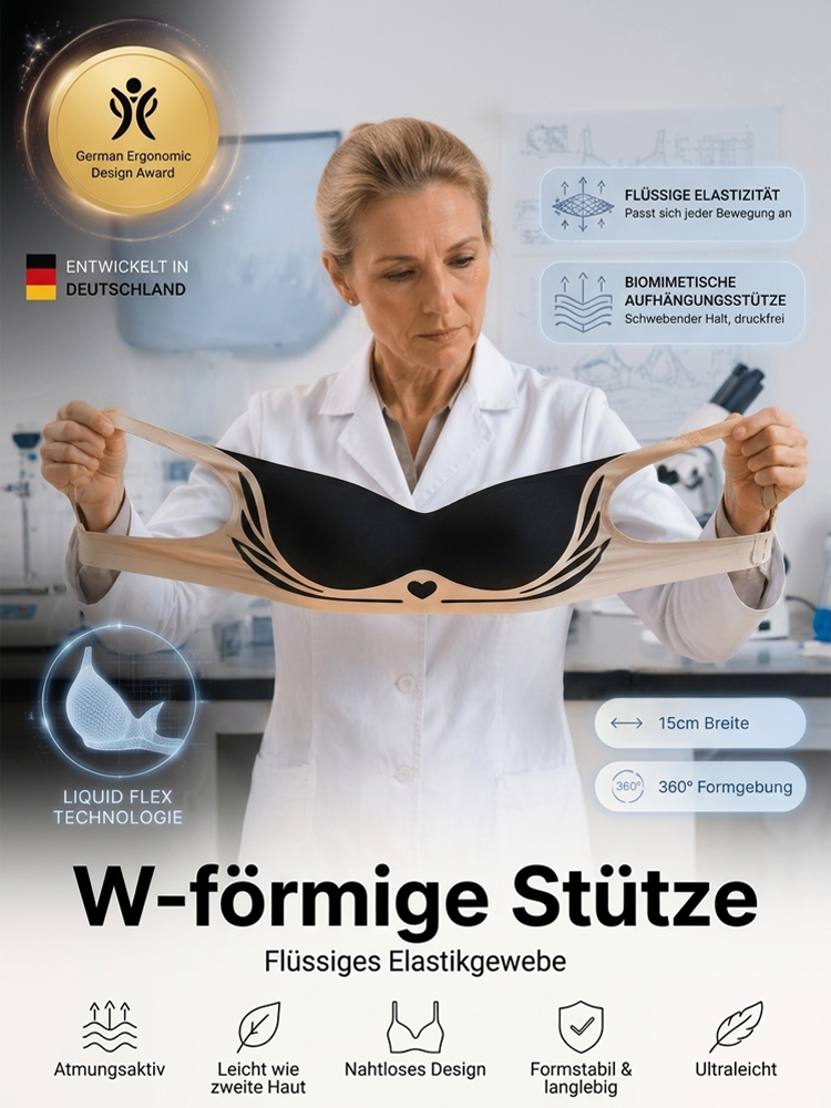 【5kg optisch schlanker】3D Minimizer-BH ohne Bügel  | OEKO-TEX®