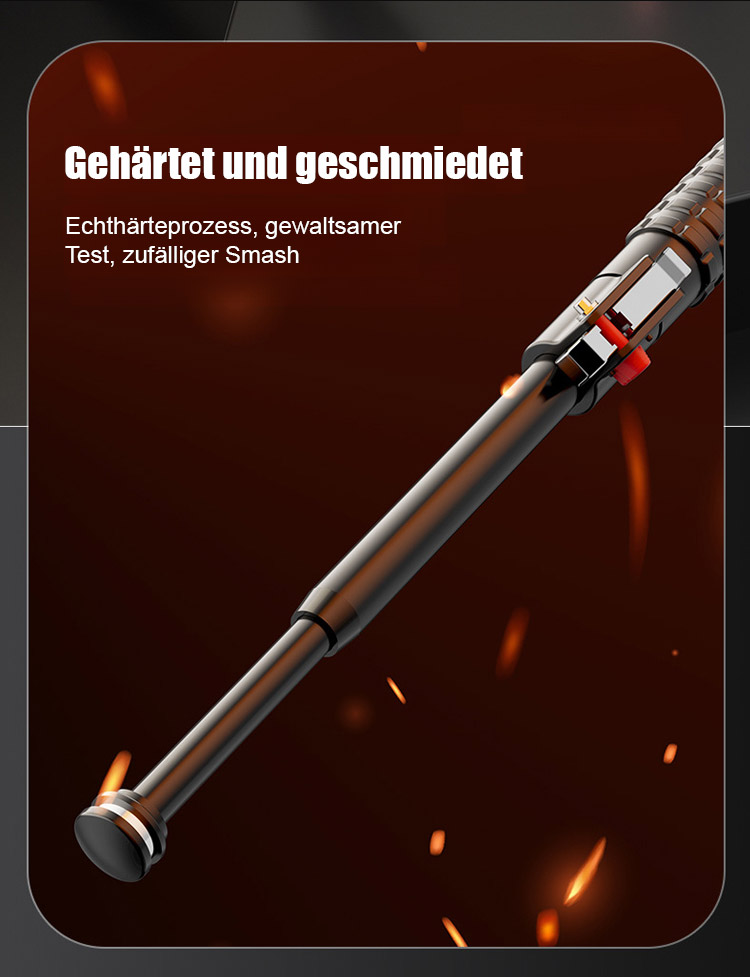 Multifunktionaler Teleskopstock als Sicherheitsausrüstung