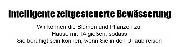 Wassersparendes Bewässerungssystem für Balkonpflanzen