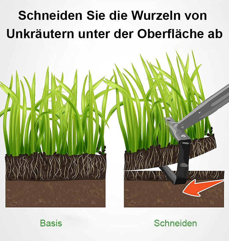 Effizientes Unkrautentfernungsgerät mit ergonomischem Griff