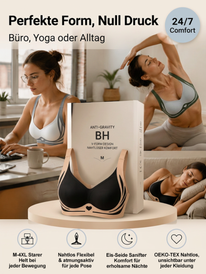 【5kg optisch schlanker】3D Minimizer-BH ohne Bügel  | OEKO-TEX®
