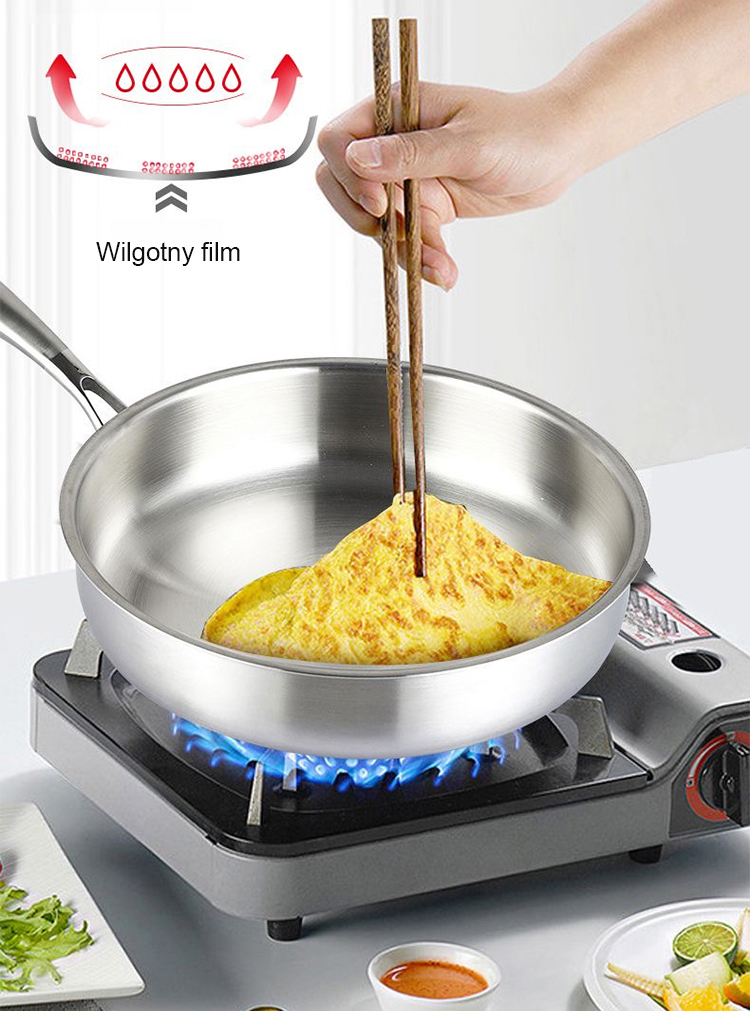 Vielseitige Bratpfanne für verschiedene Kochtechniken