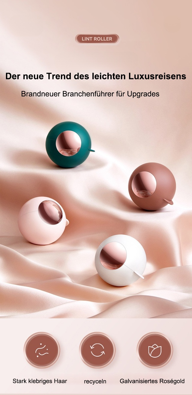 Tragbarer Klebeball zum Mitnehmen für einfache Reinigung