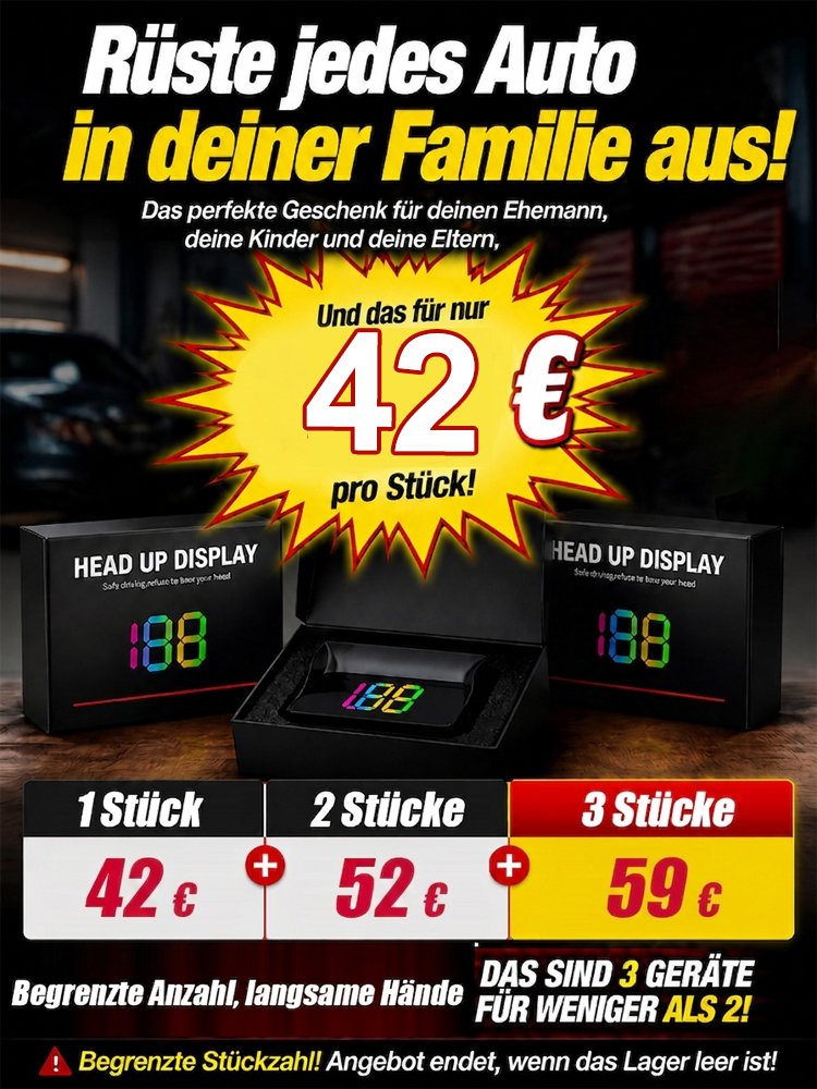 GPS Projector HUD – Multifunctional Car Display