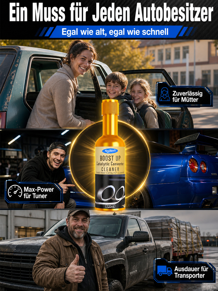 [TÜV-Bereit] Luftfahrt-Qualität Motor-Reiniger & Kraftstoff-Sparer - Spart 1500€ Reparatur