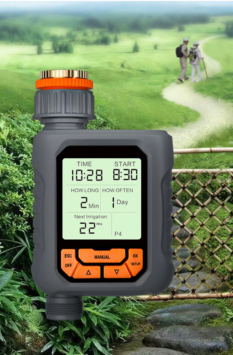 Praktisches Blumenbewässerungssystem mit Timer