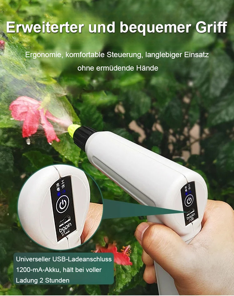 Detailansicht der Sprühdüse des Handzerstäubers