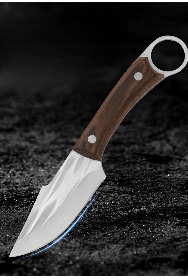 Detailansicht der gehämmerten Klinge