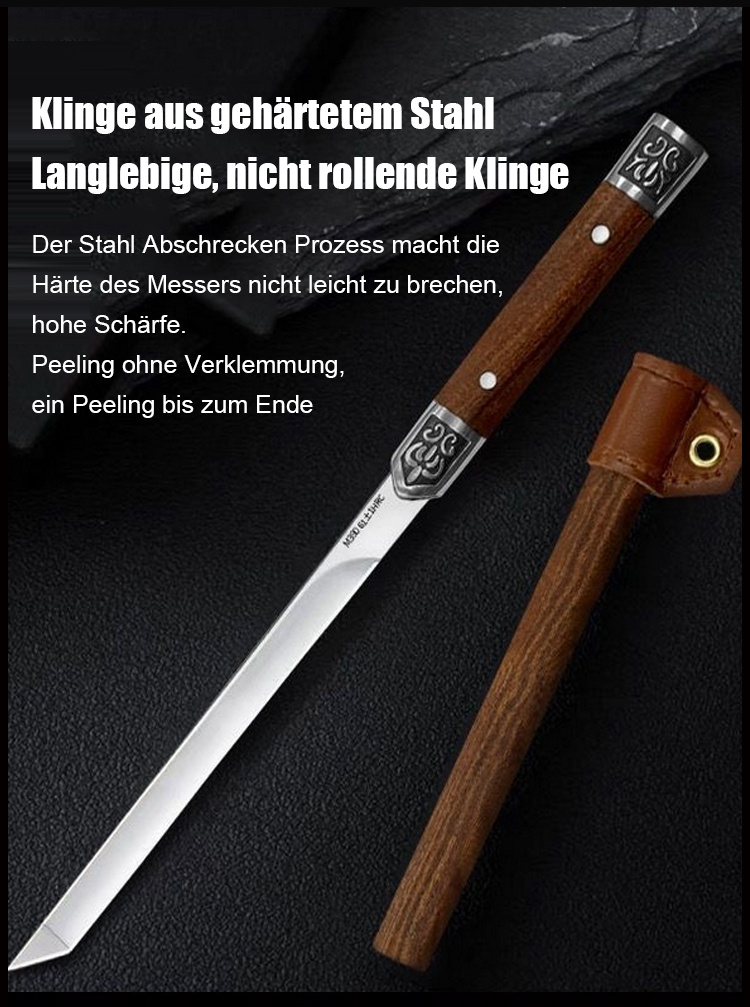 Elegantes Design des gehämmerten Edelstahls