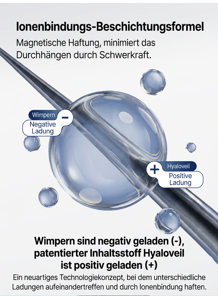3-in-1 Metallic Mascara – Wasserfeste, langanhaltende Wimpernverlängerungs-Formel