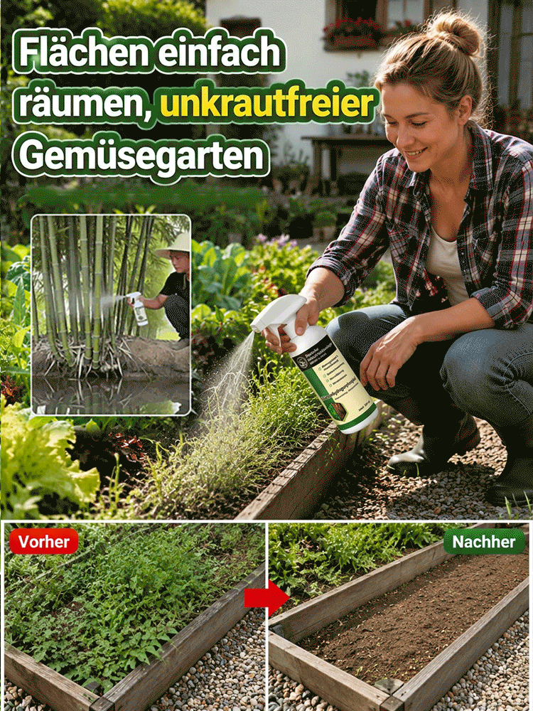 Original Dr. Klaus Bio-Unkrautvernichter  Tötet Wurzeln, 3 Jahre unkrautfrei