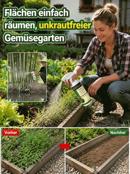 Original Dr. Klaus Bio-Unkrautvernichter  Tötet Wurzeln, 3 Jahre unkrautfrei
