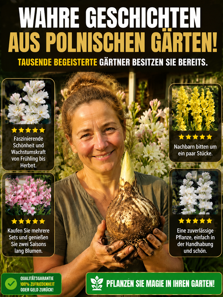 【Natürliche Duftstoffe】Tuberose-Zwiebelblume✨️Natürlicher Luftreiniger