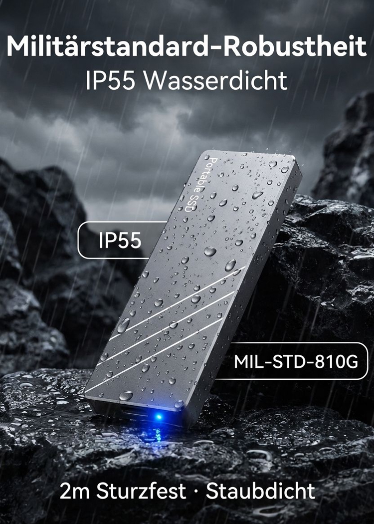16 TB Militärstandard-SSD – Die vielseitige Lösung für all Ihre Daten!