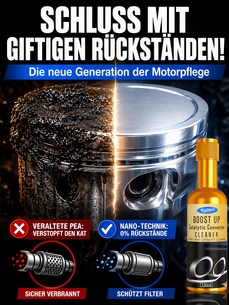 [TÜV-Bereit] Luftfahrt-Qualität Motor-Reiniger & Kraftstoff-Sparer - Spart 1500€ Reparatur