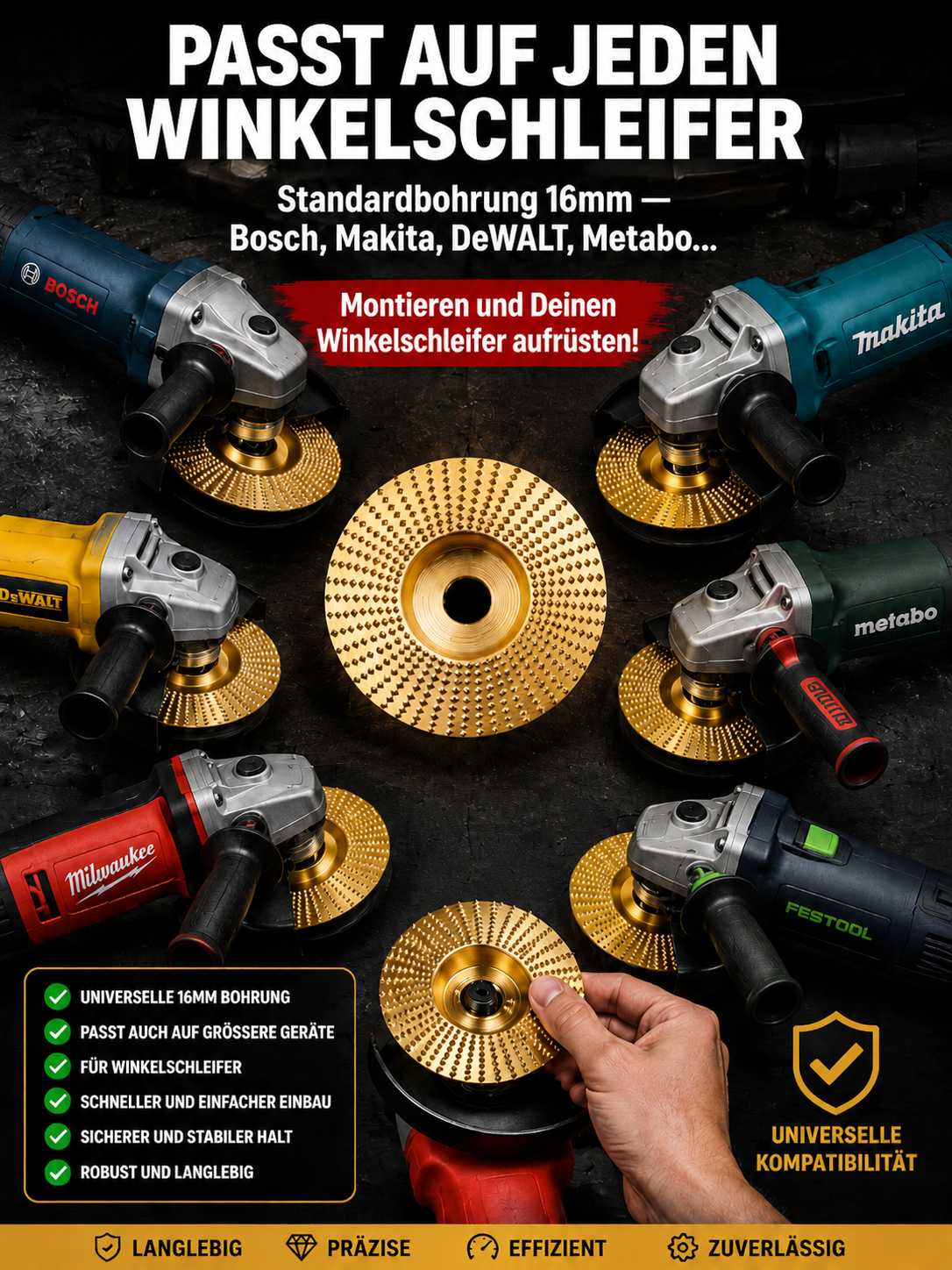 Angle Grinder Disc – Break-Resistant Grinding Tool