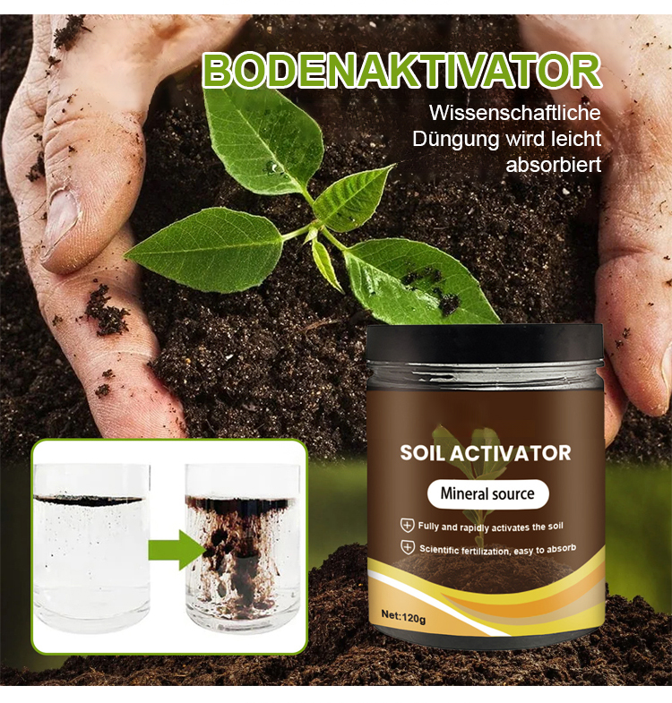 Soil Activator - Fertility Enhancer for Healthier Plant Growth and Root Development