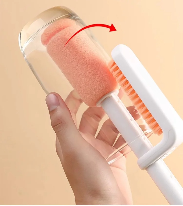 Flexible Becherbürste mit drei justierbaren Stufen