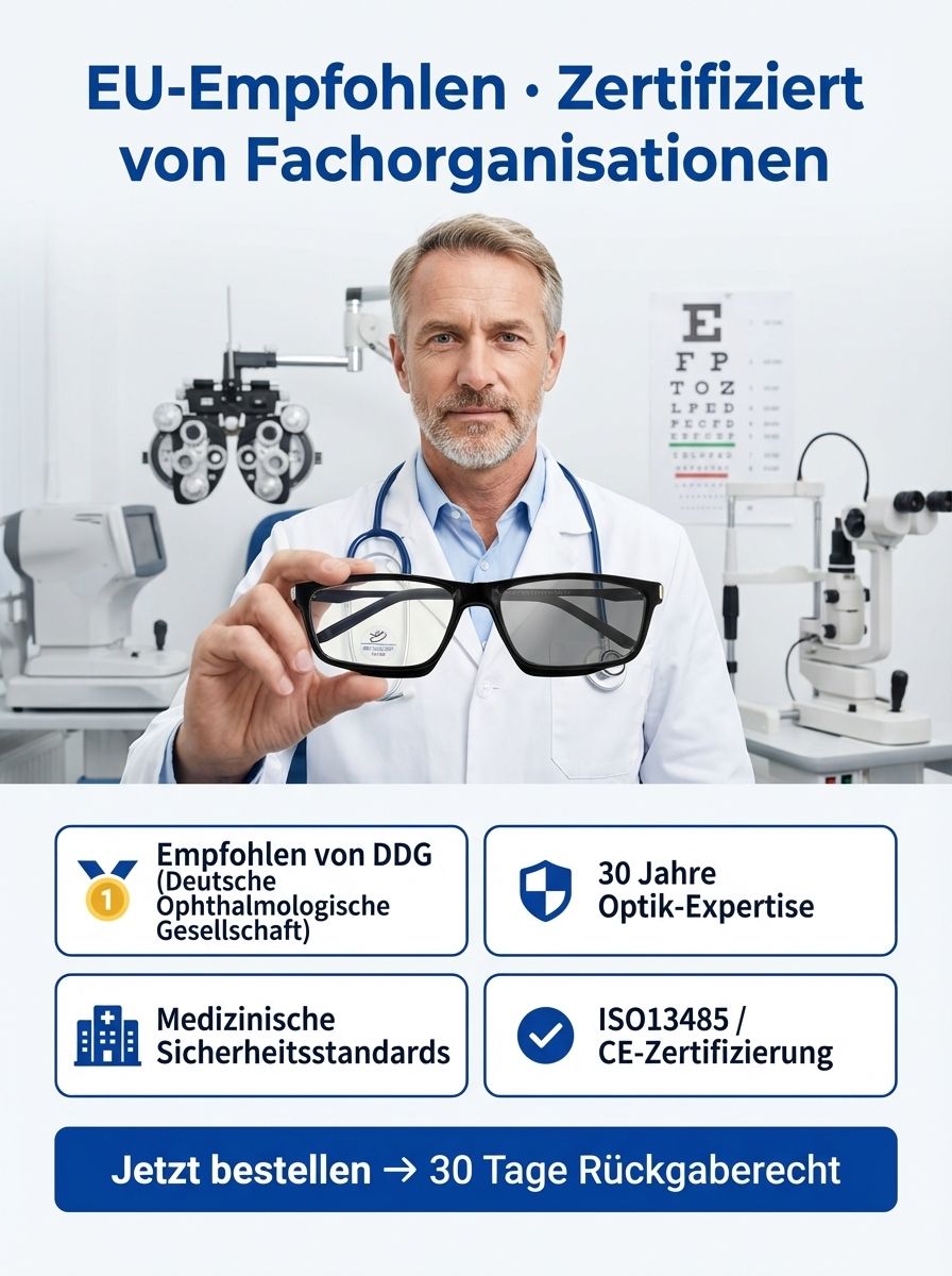 Intelligent Auto-Focus Glasses - Smart Adaptive Eyewear Developed by a Heritage Optical Manufacturer