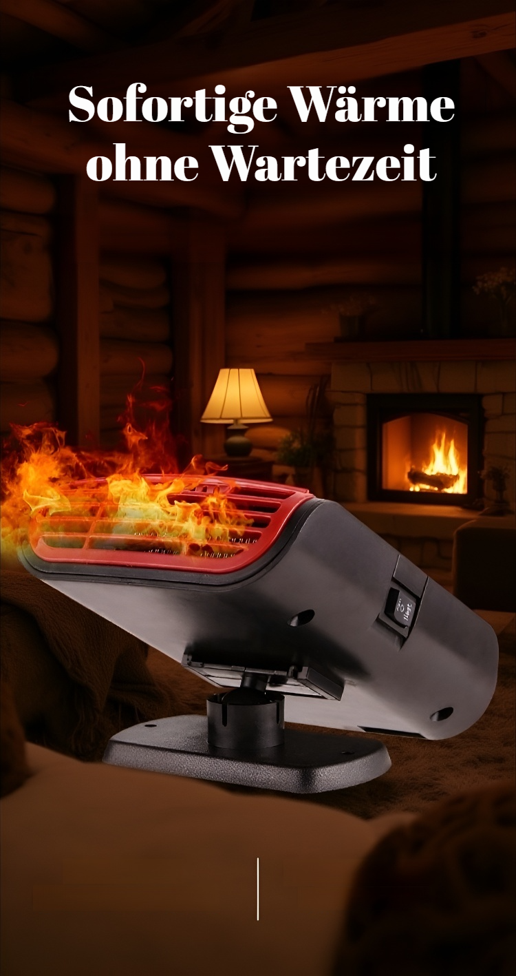 Mobiler Auto-Heizlüfter für den Winter