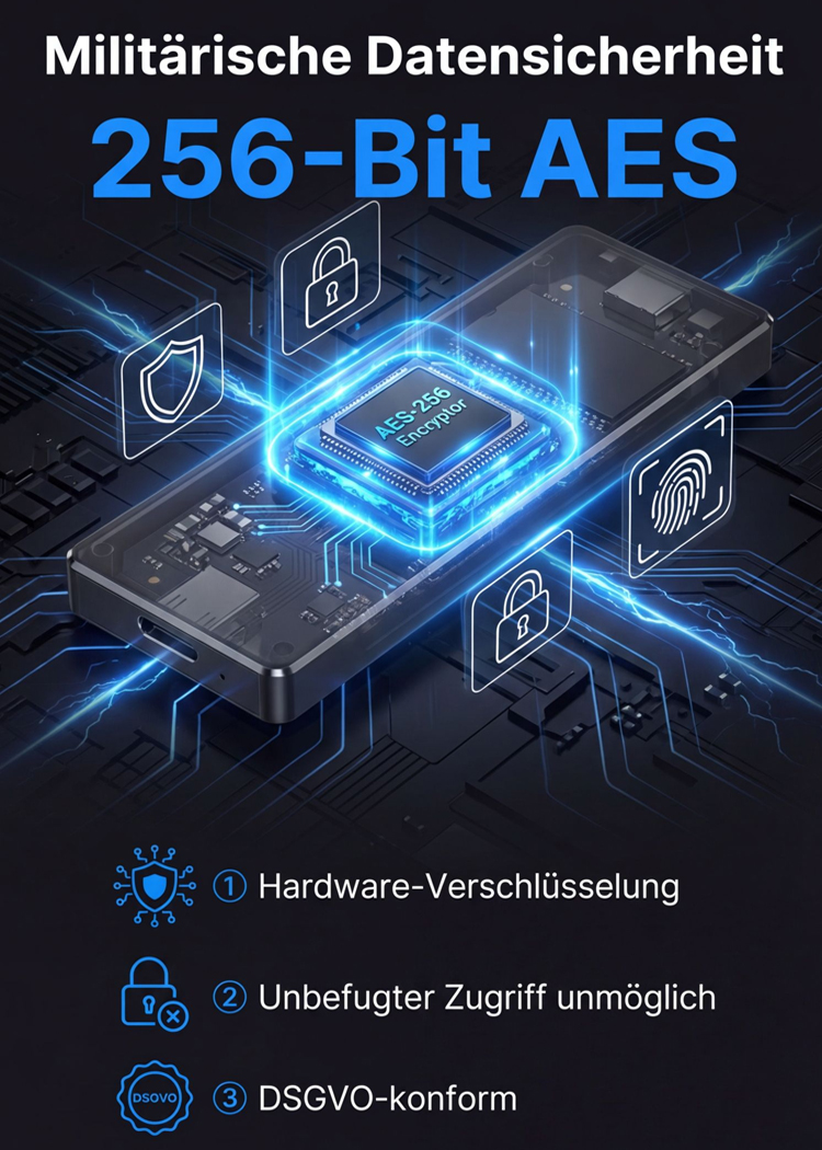 16 TB Militärstandard-SSD – Die vielseitige Lösung für all Ihre Daten!