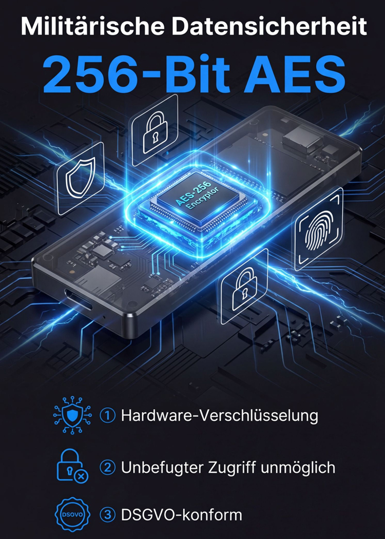 16 TB Militärstandard-SSD – Die vielseitige Lösung für all Ihre Daten!