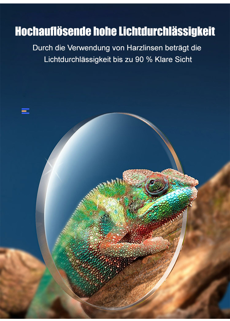 Lesebrille mit Blaulichtfilter auf einem Buch