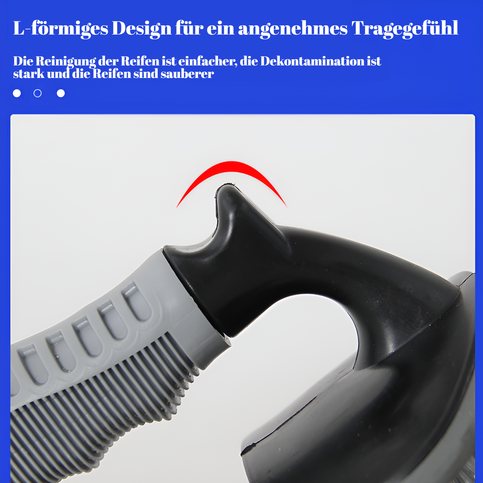 Reifenbürste für hartnäckigen Schmutz