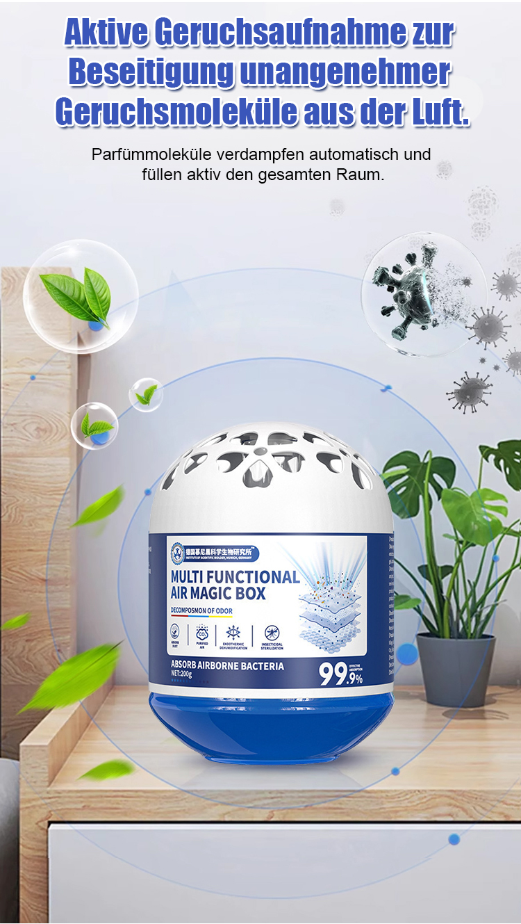 Magic Dust Magnet Box - Silent No-Power Air Purifier for Pollen, Dust & Everyday Air Freshness