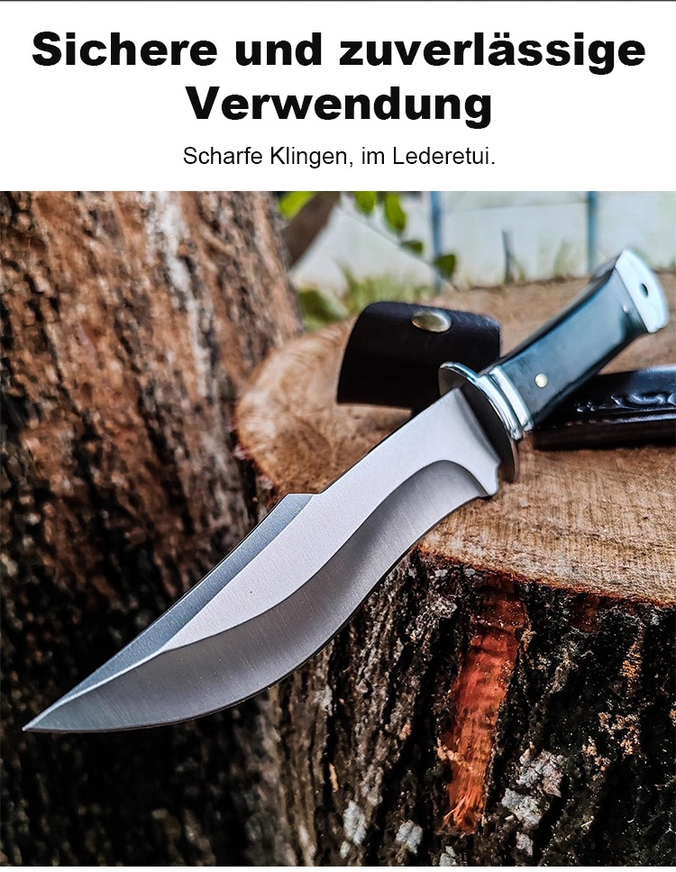 Langlebiges Outdoor-Messer für Survival-Einsätze