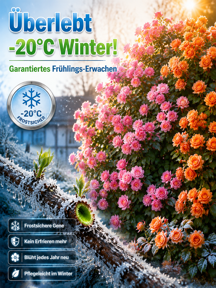 【Die gesamte Wand in einem Monat bedecken】Premium Blüten-Kletterpflanze "Gartenwunder"🌺 | Perfekt für Gartenanfänger🌿 | 9 Monate Dauerblüte ✨| Schnellwüchsig | Unempfindlich gegen Witterung | 100% Winterhart und Hitzebeständig🌸