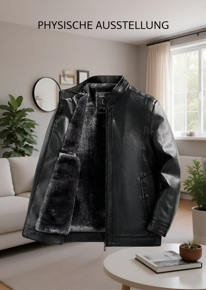 Warme Herrenjacke mit robustem Fleece-Innenfutter
