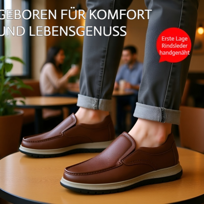 Herren Freizeit Lederschuhe