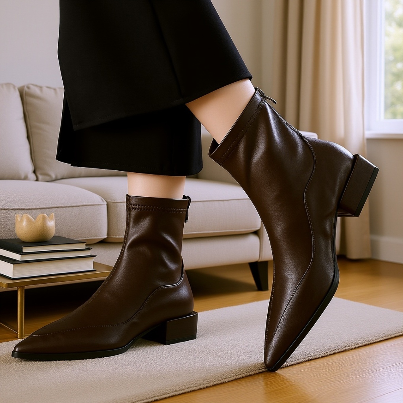 Klassische Chelsea Stiefel im Vintage-Look