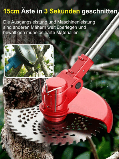 【Lebenslange Garantie+Gratis Ersatzteile】Garten-Akkutrimmer mit 288VF Hochleistungsbatterie✂️ | 15cm Astschnitt in 1 Sekunde🪵 | Ein-Hand Gewicht unter 1kg | Ultra leise🌿 & faltbar für platzsparende Aufbewahrung