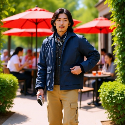 Herren Wolljacke mit dickem Futter