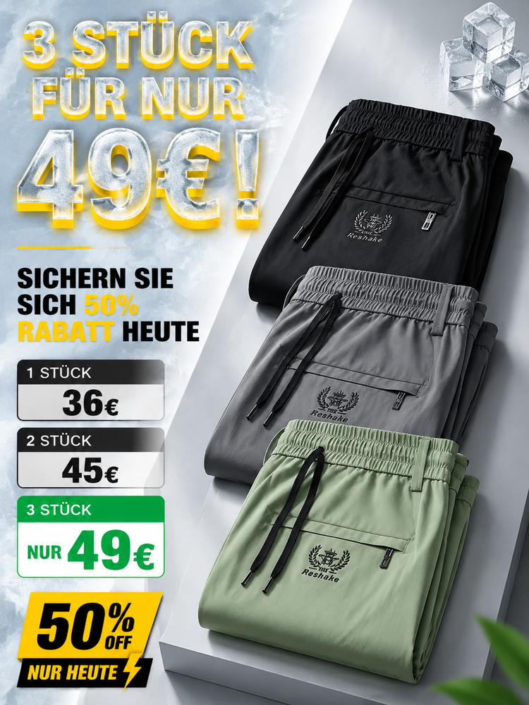 【Metzingen x SwissLab】Aero-Ice Premium Hose | -5°C Sofort-Kühlung🧊 | Flex-Bund ohne Einschneiden | 360° Elastisch | UPF50+ Sonnenschutz✨