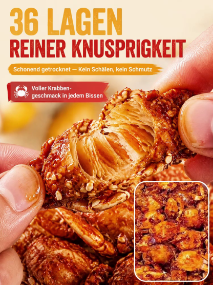 【Ca. 80 Stück pro Packung】Wilde Tiefseekrabben aus Norwegen🦀 | 100% ohne Frittieren🍤 | Blutzuckerfreundlich und Stoffwechsel anregend | Entsprechend DGE-Ernährungsempfehlung🥇 | Kohlenhydratarm und zuckerfrei | Blutzuckerschonend✨