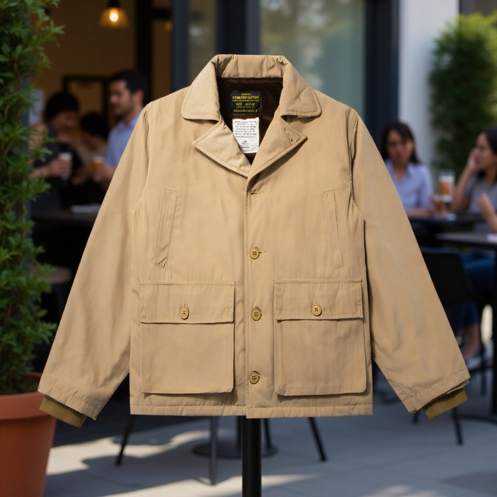 Bequeme und warme Herren Wolljacke für kalte Tage