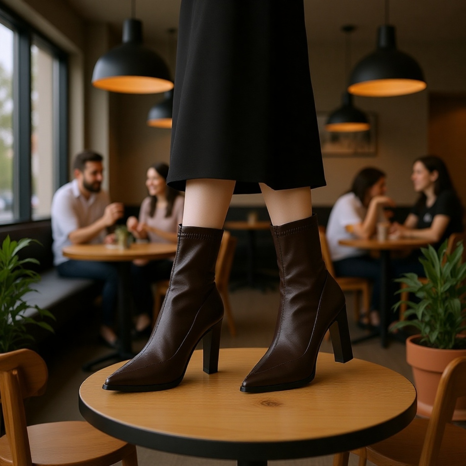 Klassische Chelsea Stiefel im Vintage-Look