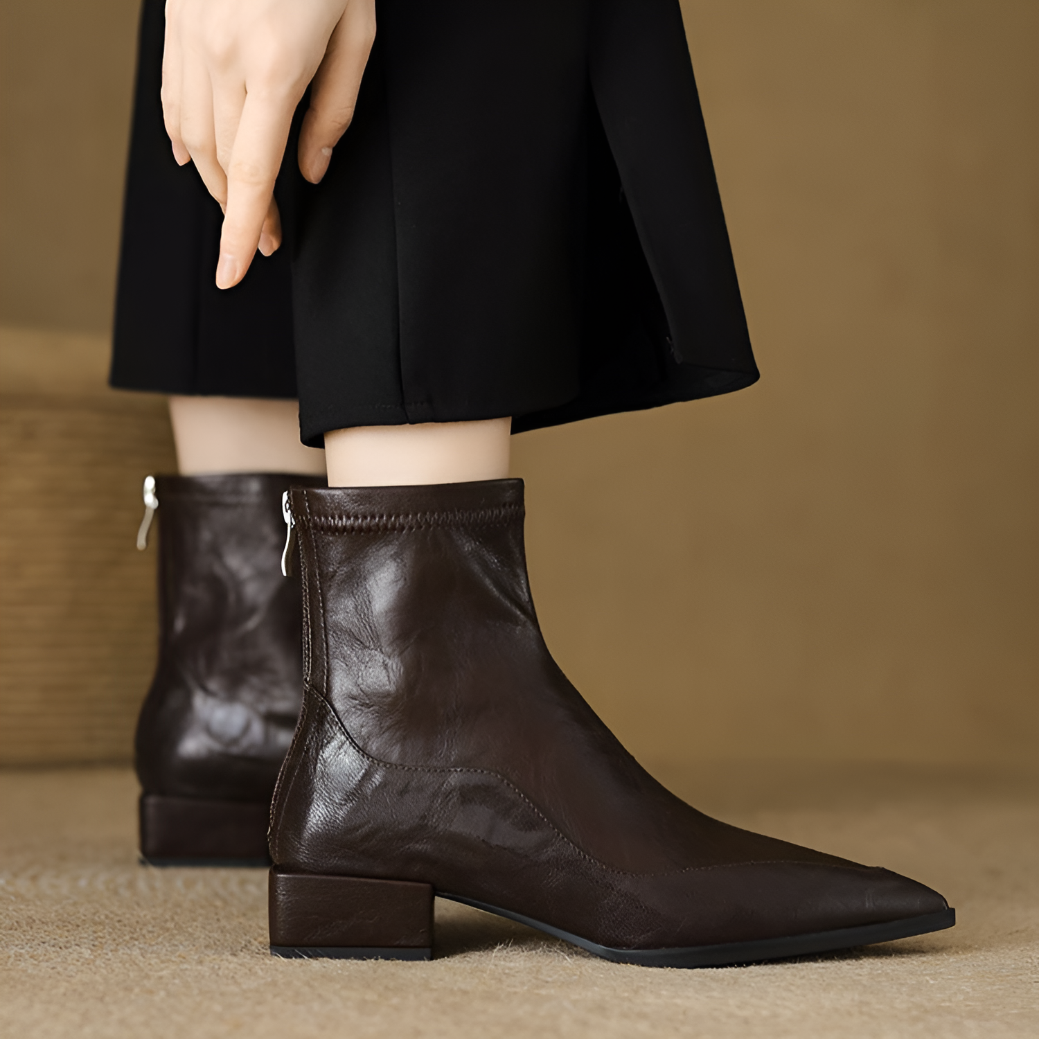 Bequeme Chelsea Stiefel mit elastischen Einsätzen