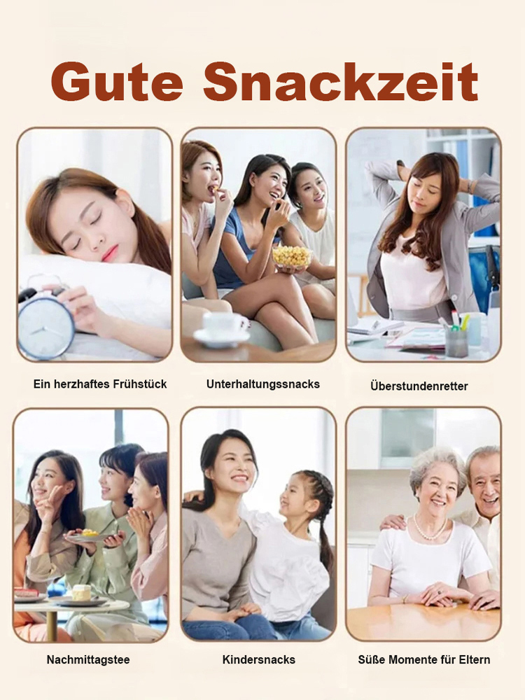 【Kein Zucker oder Öl】Feigen-Walnuss-Sesam Nährkuchen ✨ 17kg Feigen = 1kg Premium ✨ Zartschmelzend für Jung & Alt