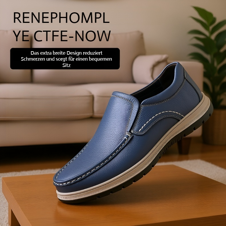 Herren Freizeit Lederschuhe